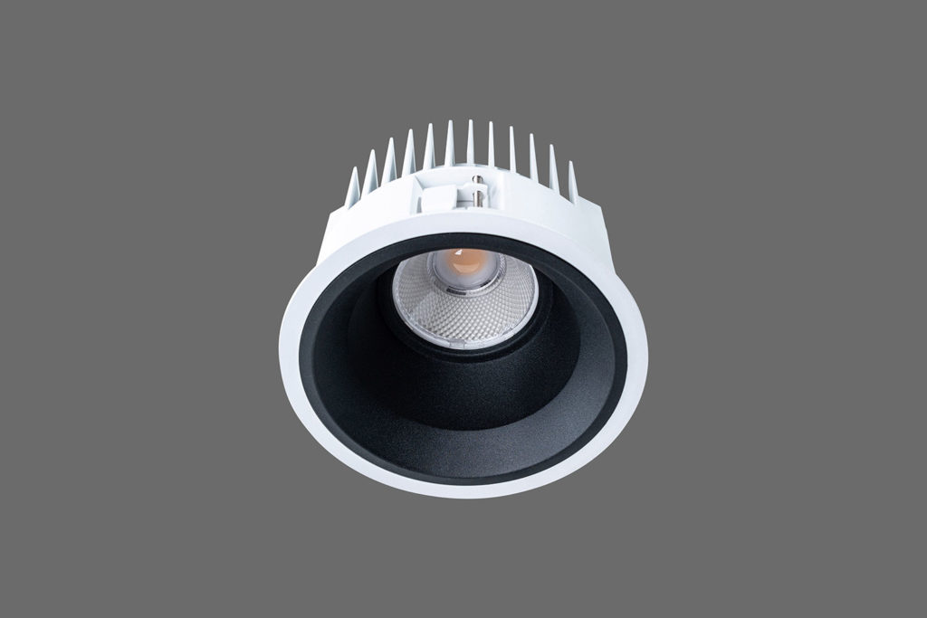 Unio 615 LED Einbau-Downlight schwarzem Reflektor