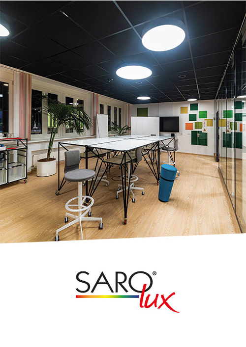 SARO-lux – ein Leuchtenhersteller auch für Stuttgart - Kurzprospekt WEB Bild