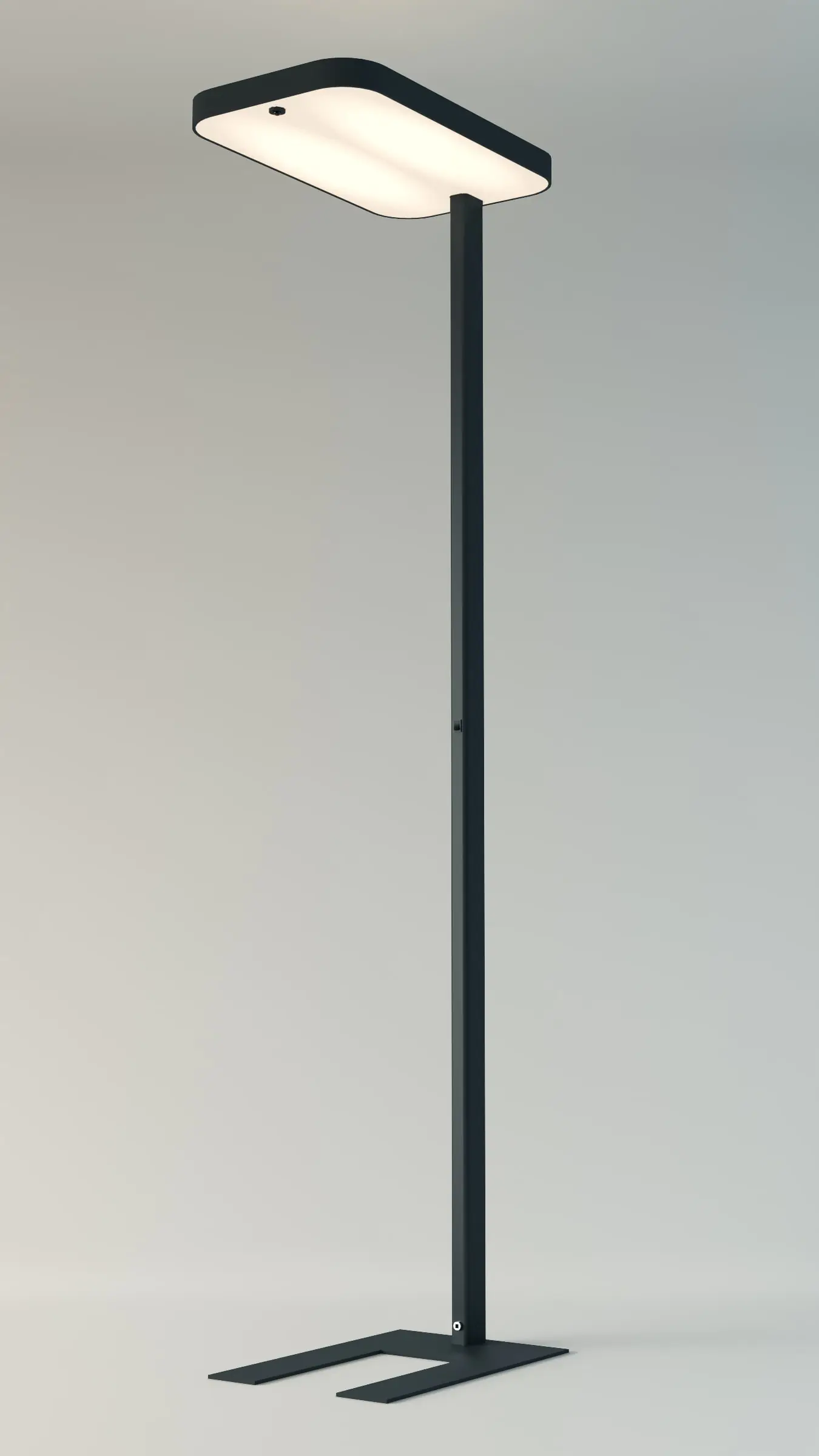Tari 1215 schwarz ansicht komplett LED Stehleuchte