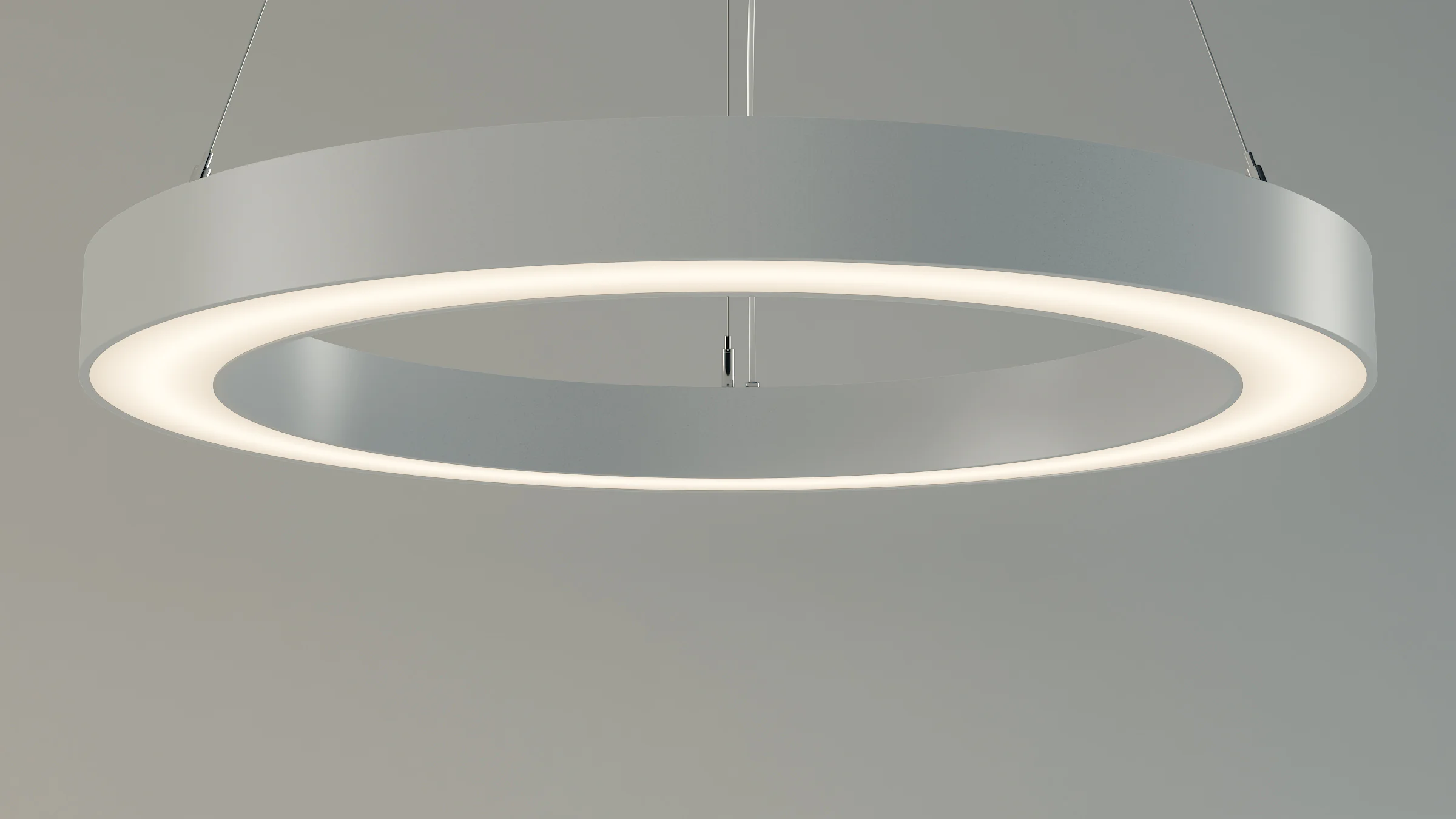 Pendere 1876 Runde Pendelleuchte silber