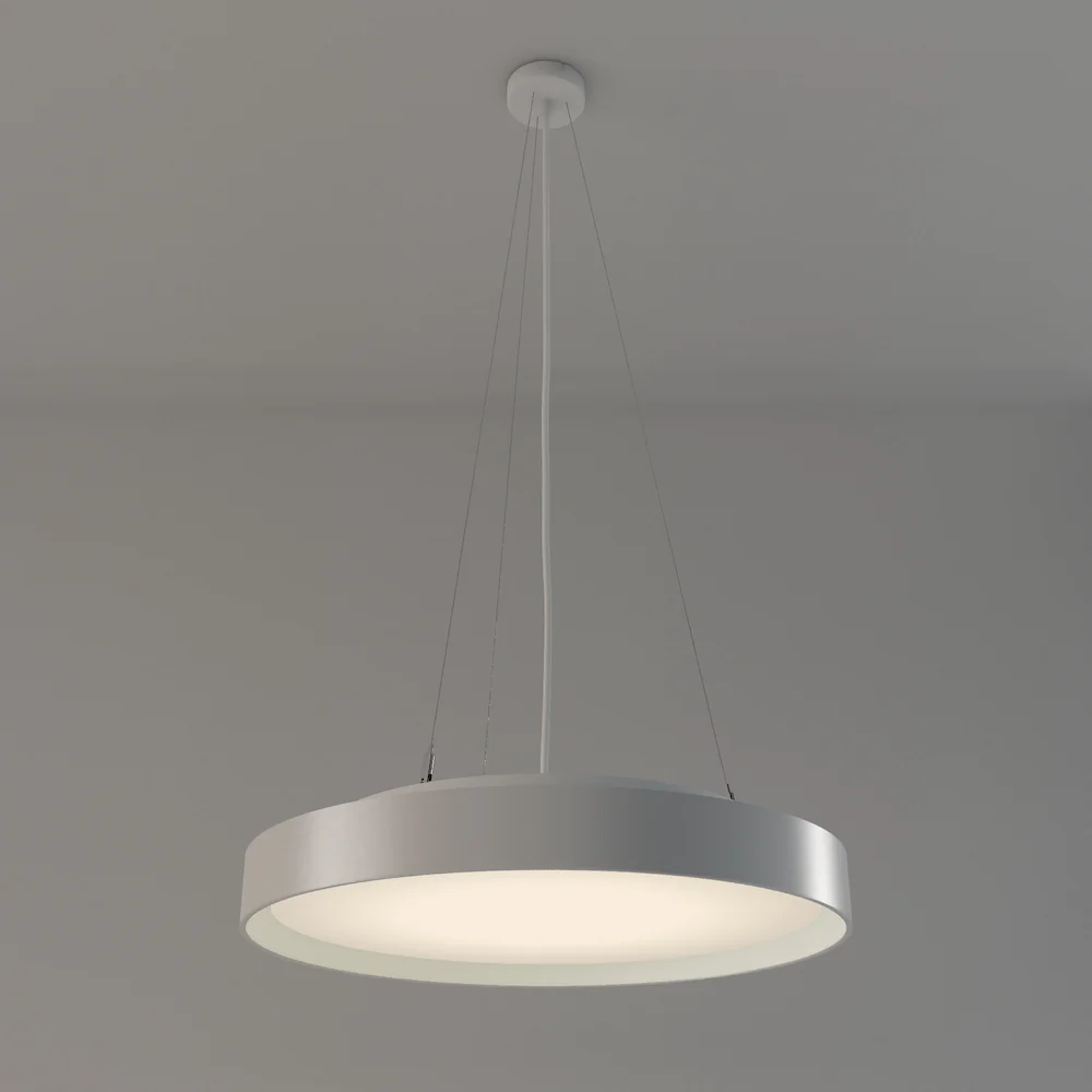 Pendelleuchte Pendere 1465 silber weiss ansicht komplett