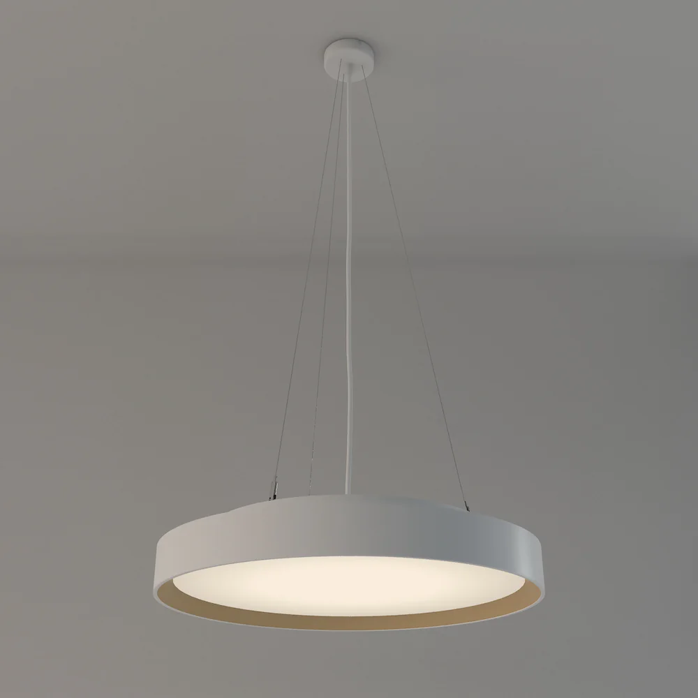 Pendelleuchte Pendere 1465 weiss gold ansicht komplett