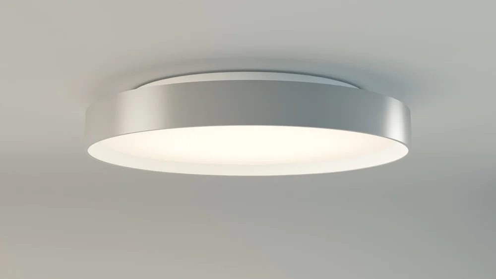 LED Decken- und Wandleuchte - Pare 1466 silber weiss Ansicht