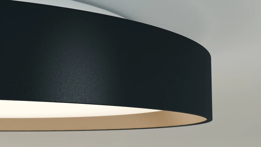 LED Wand- und Deckenleuchte - Pare 1465 schwarz gold detail